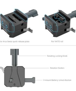 Smallrig 5690 Bo De Gan Pin V Mount Arca Swiss Plate Nato Rail 3 Hlstudio