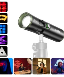 SmallRig 5335 - Đèn LED RF 20C RGB 20W di động, điều chỉnh độ sáng, 5 màu, 20 bộ lọc, pin 10000mAh cho quay video. 39257