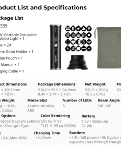Smallrig Rf 20c 5335 Den Led Quay Phim Cam Tay 20w Tao Hieu Ung 8 Hlstudio