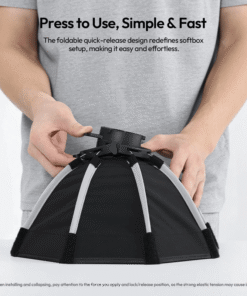 Ulanzi Fold Qs30 Softbox Thao Tac Nhanh Ngam Mini Bowens 30cm L304 2 Hlstudio
