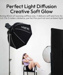 Ulanzi Fold Qs80 Softbox Thao Tac Nhanh Ngam Bowens 80cm L303 04 Hlstudio