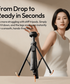 Ulanzi Mt85 Chan Tripod Selfie Magsafe Tu Dong Mo Tich Hop Remote T122 03 Hlstudio