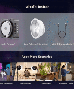 Den Led Godox Ml40bi Ml40r Full Color 4800mah 02 Hlstudio