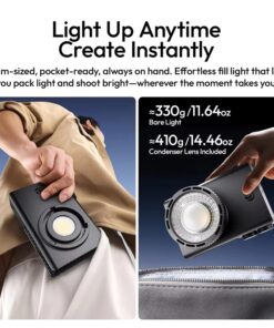 Den Led Ulanzi C01 100w Cob Ngam Mini Bowen Kem Lens L252 4