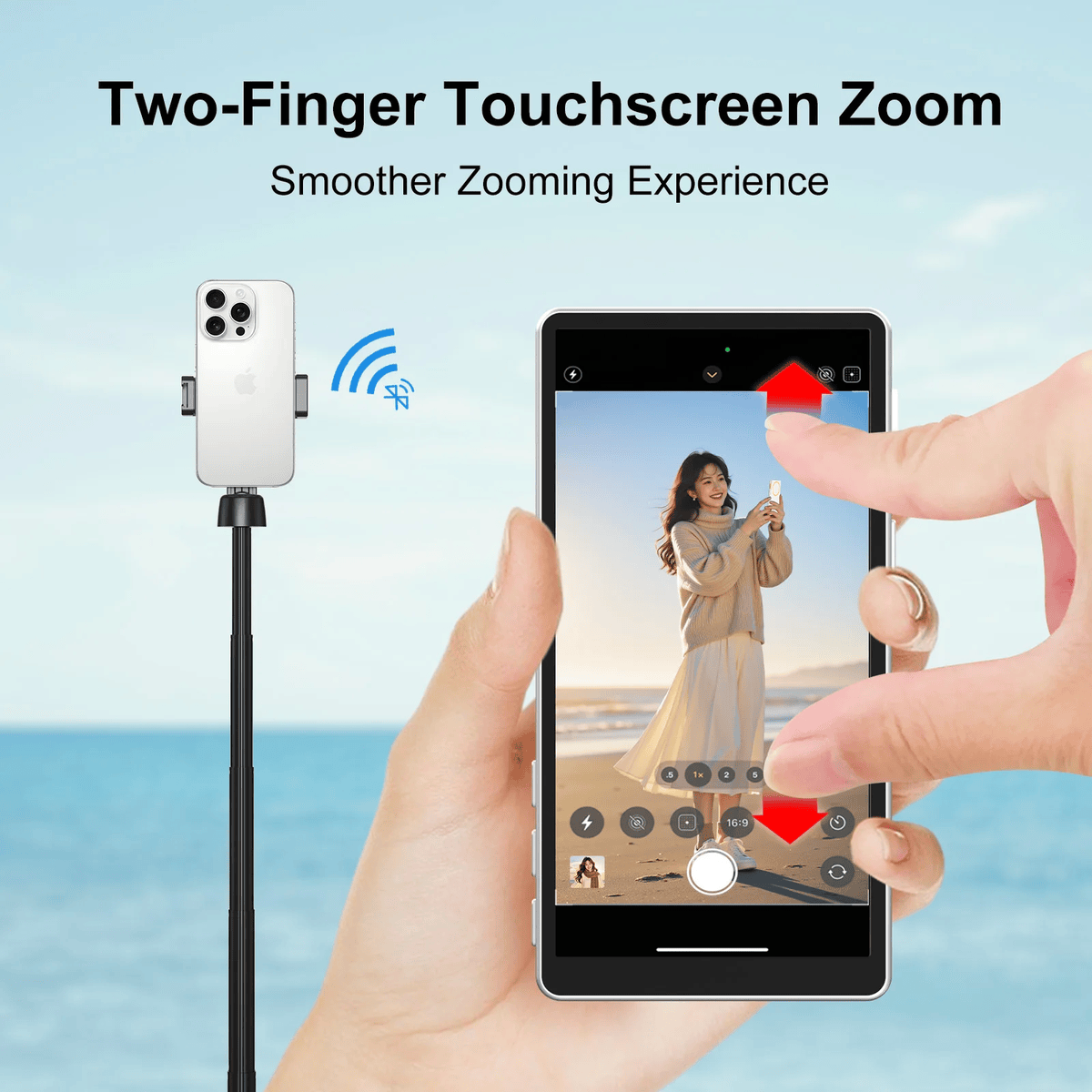 Man Hinh Kingma Ph06 Ultra Magsafe Vlog Selfie Monitor Touch Screen 5inch 5 Hlstudio
