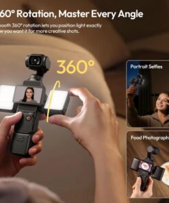 Ulanzi Lm06 Den Led Kep Tu Tinh Cho Dji Pocket 3 4 L311 3 Hlstudio