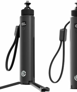 ULANZI MA93 S060A - Tay cầm pin 10000mAh, chân máy 360° ẩn, màn hình LCD và giao diện vít 1/4'' cho máy quay hành động. 39602