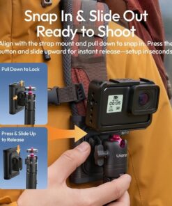 Ulanzi Mt55 Snapgo Tripod Selfie Mini Vit 1 4 Xoay 360 T165 3
