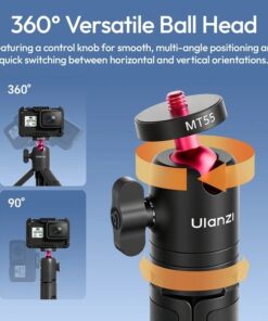 Ulanzi Mt55 Snapgo Tripod Selfie Mini Vit 1 4 Xoay 360 T165 4