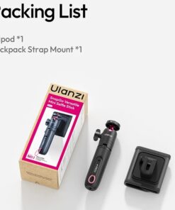 Ulanzi Mt55 Snapgo Tripod Selfie Mini Vit 1 4 Xoay 360 T165 7