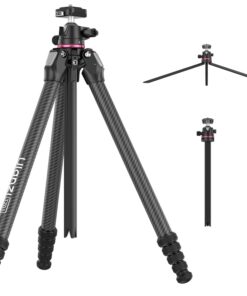 Ulanzi TZ01 S069 - Chân máy sợi carbon 2 trong 1, cao 1.63m, thích hợp du lịch, vlog, chụp cảnh và livestream. 39517