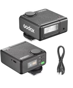 Godox iM30Pro GN15 là đèn flash mini có nam châm, thời gian hồi 0.1-1.5 giây, tương thích với hot shoe của máy ảnh. 40388