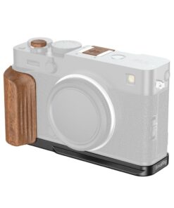 SmallRig 5985 - Tấm gắn chữ L với tay cầm gỗ cho FUJIFILM X-E5 (Gỗ Hồng, Đen) 39937