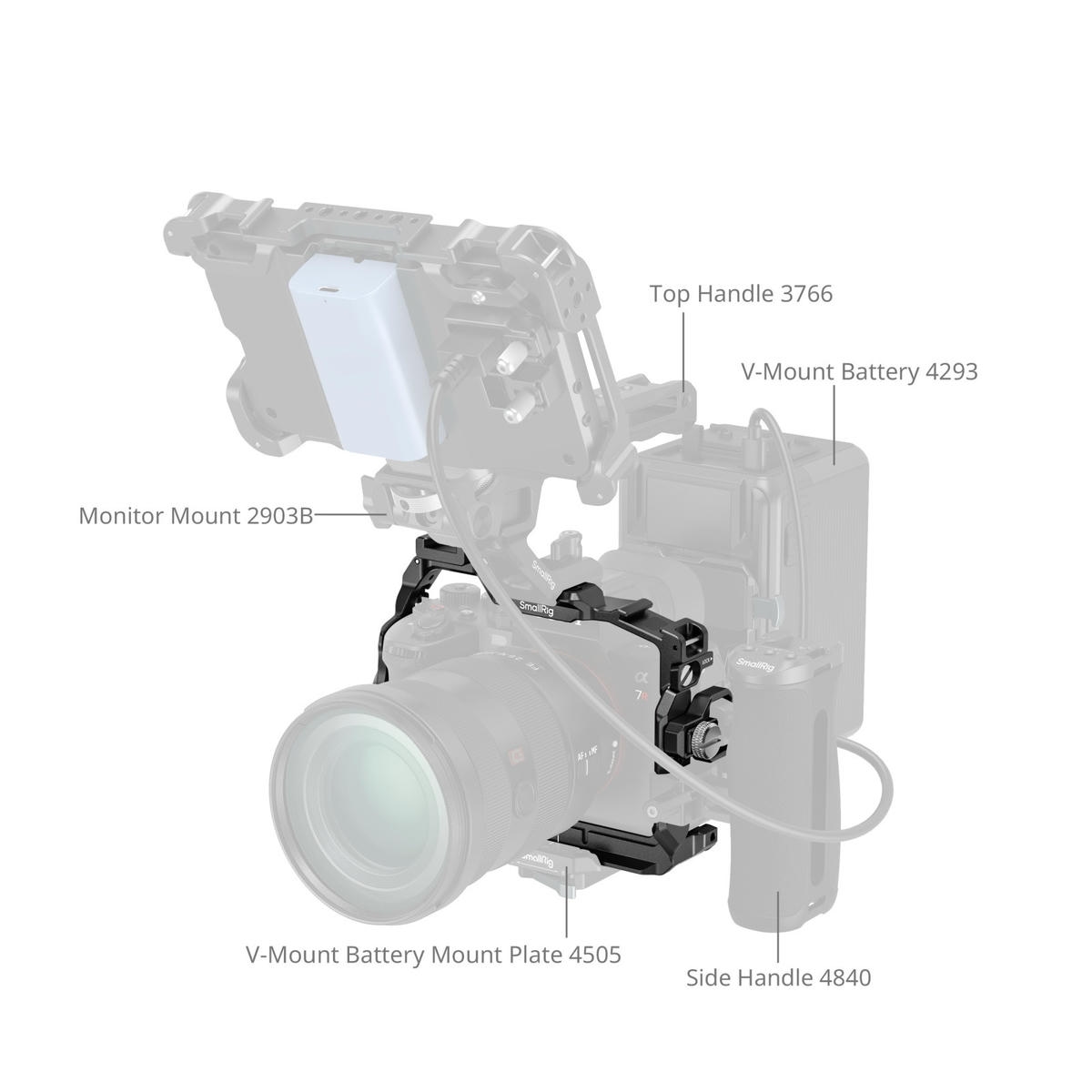 Khung Smallrig 6702 Hawklock Cho May Anh Sony Alpha 7r Vi 6 Hlstudio