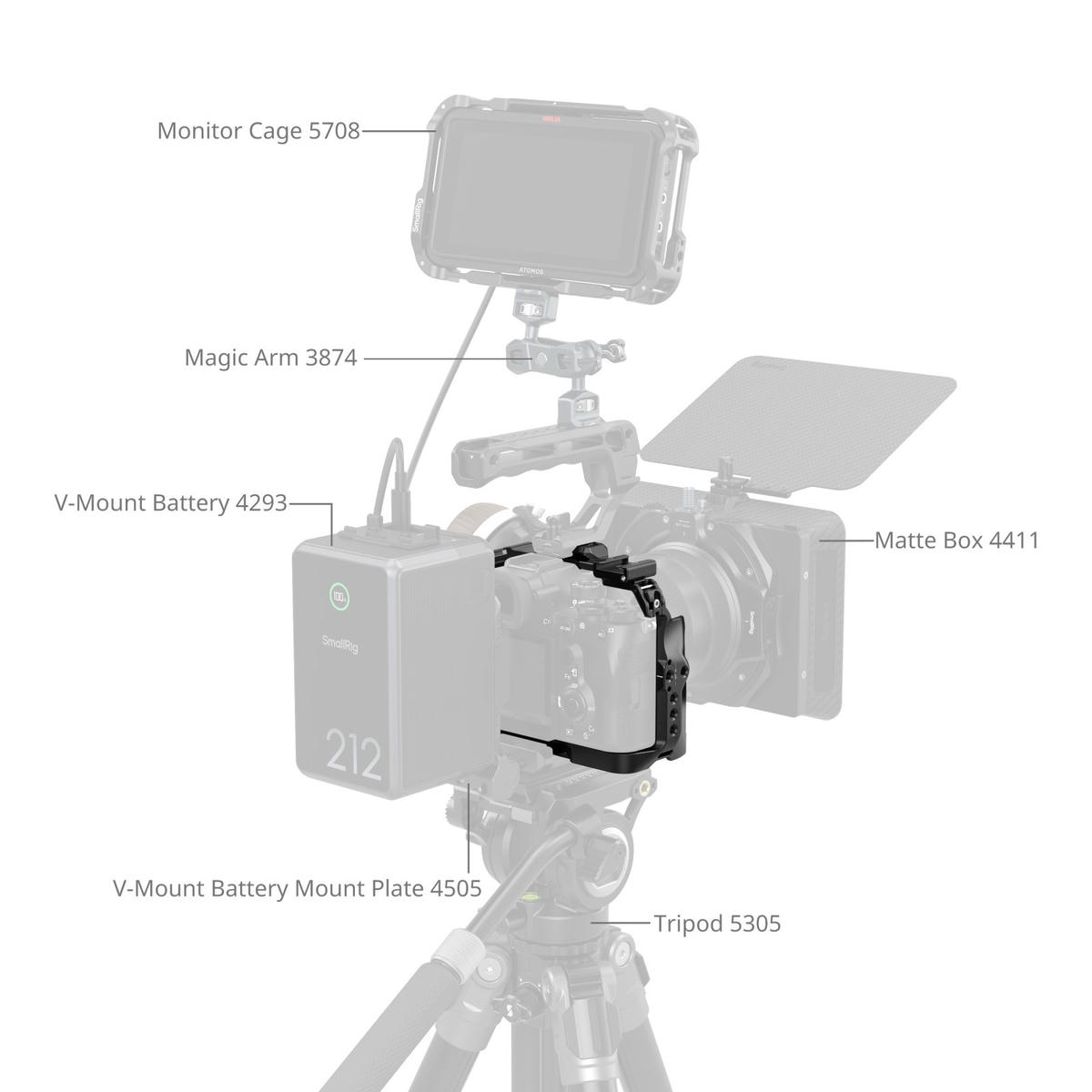 Khung Smallrig 6702 Hawklock Cho May Anh Sony Alpha 7r Vi 8 Hlstudio