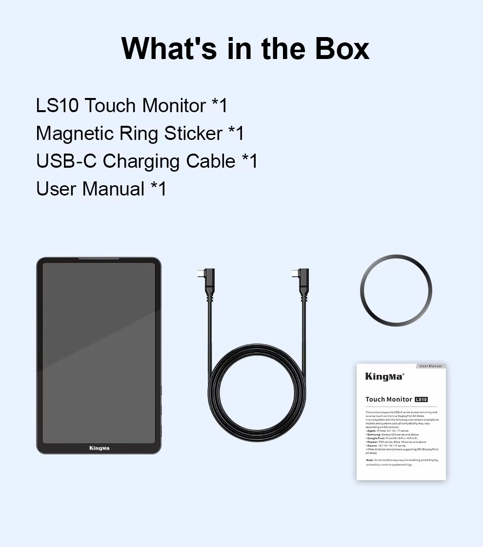 Man Hinh Kingma Ls10 Vlog Selfie Monitor Screen 10inch Cam Ung 7