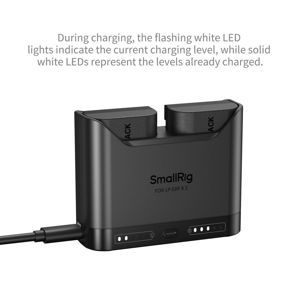 Smallrig 5490 Bo Sac Pin Doi Cho Lp E6p 4 Hlstudio
