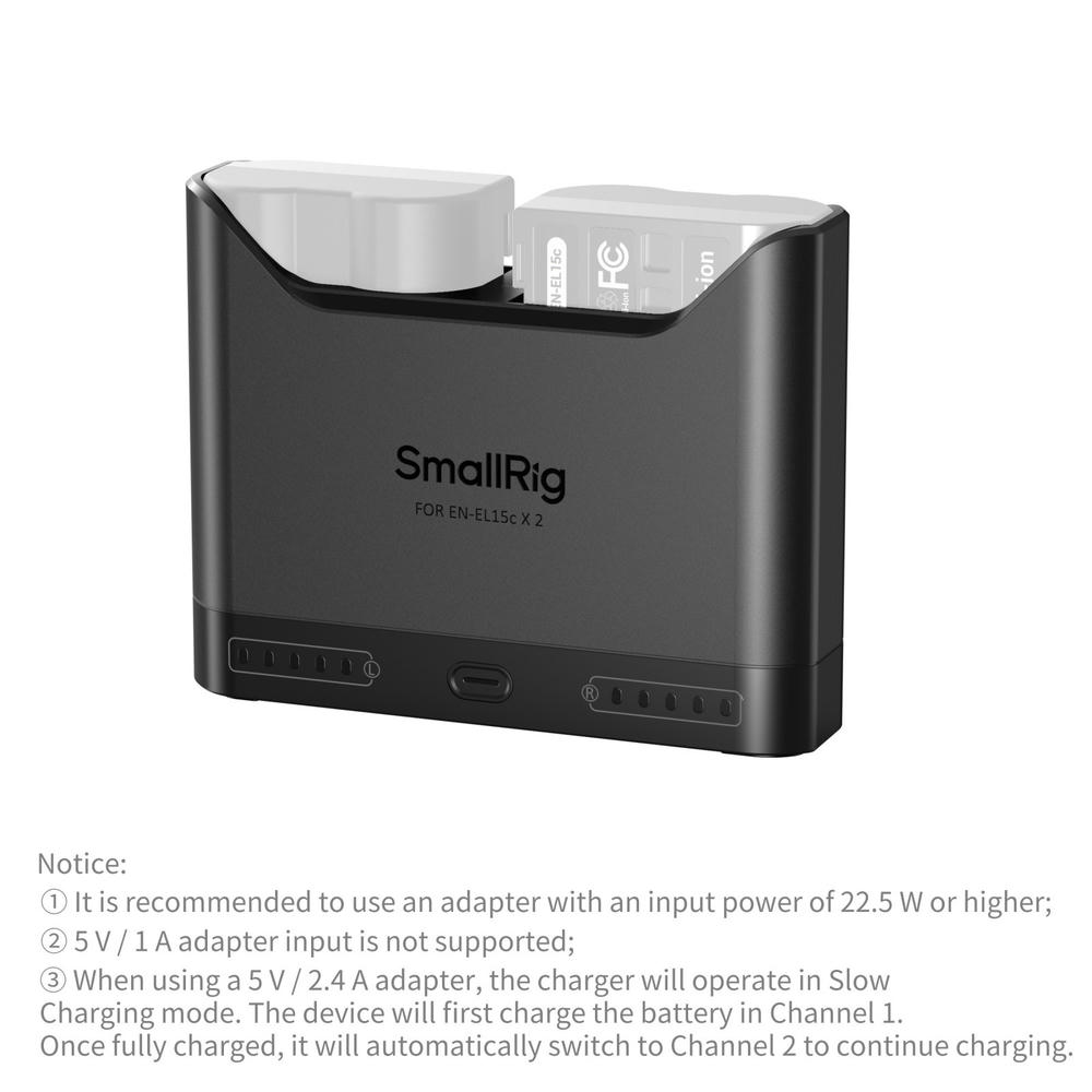 Smallrig 5491 Bo Sac Pin Doi Cho En El15c 7 Hlstudio