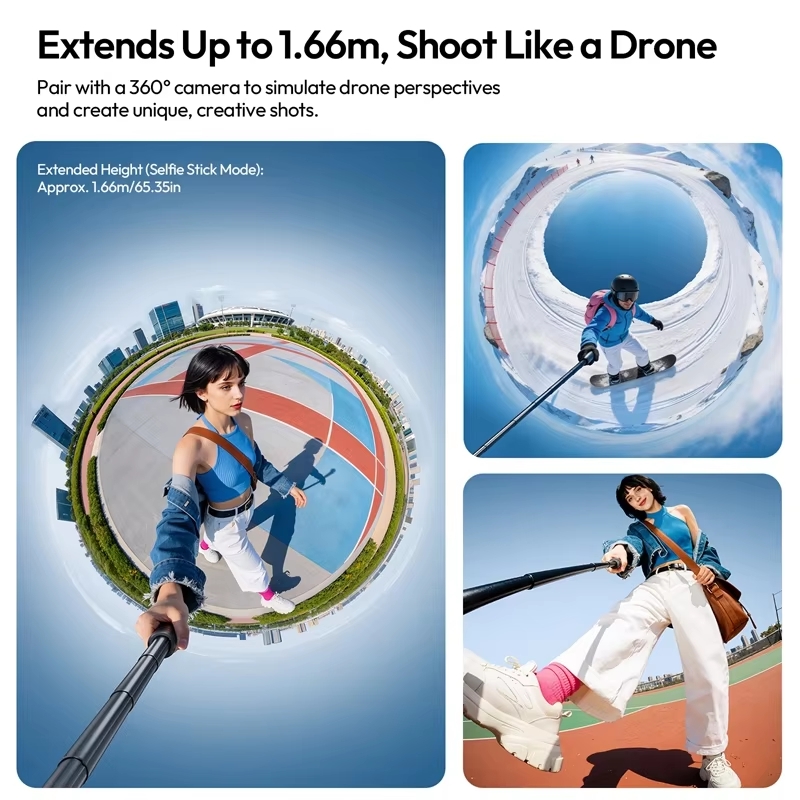 Ulanzi Tt91 Chan Tripod Tu Mo Kiem Gay Selfie Dai 166 Met Cho Action Camera T192 4