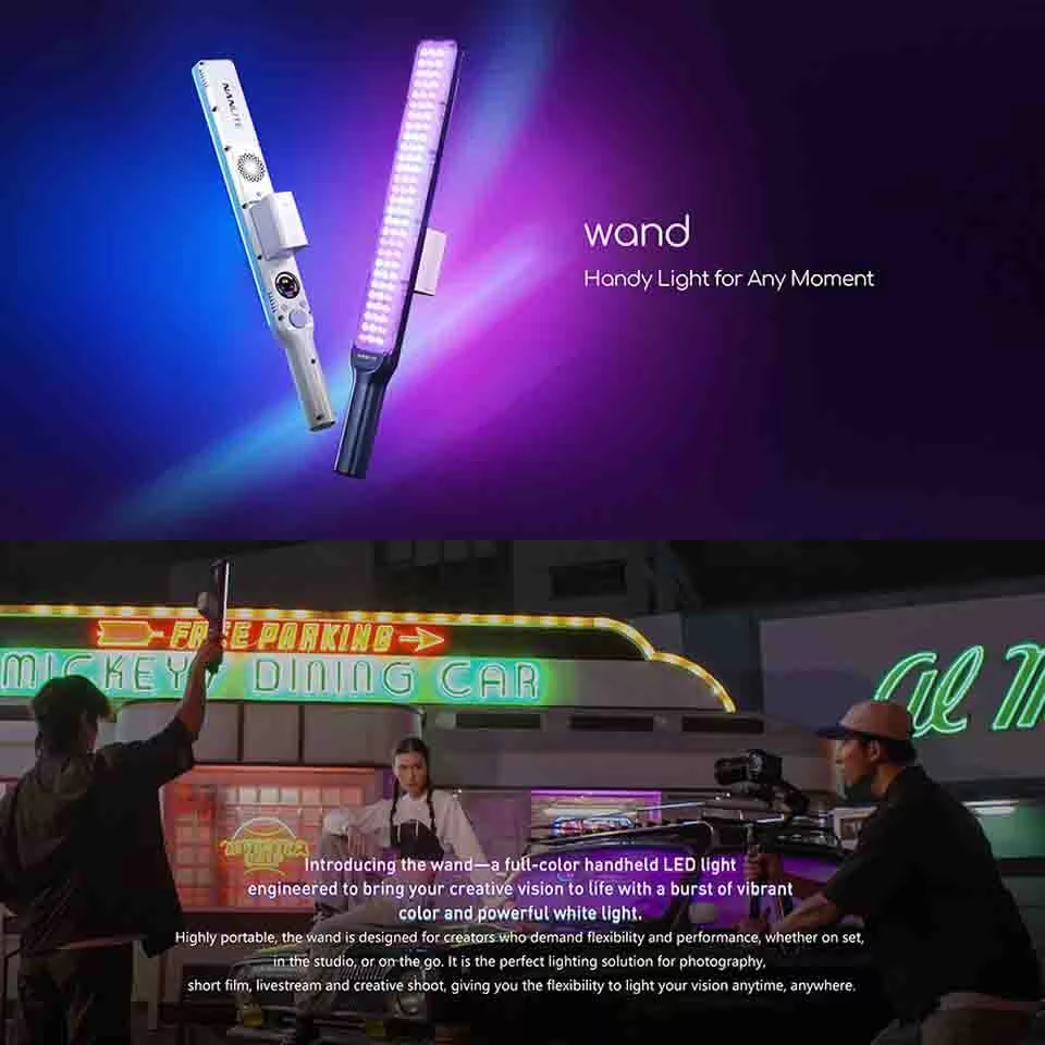 Den Led Cam Tay Nanlite Wand 30w Rgbw 2 Hlstudio