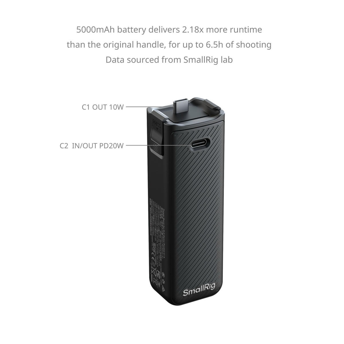 Pin Smallrig 6713 Cho Dji Osmo Pocket 4p 4 3 5000mah 6 Hlstudio
