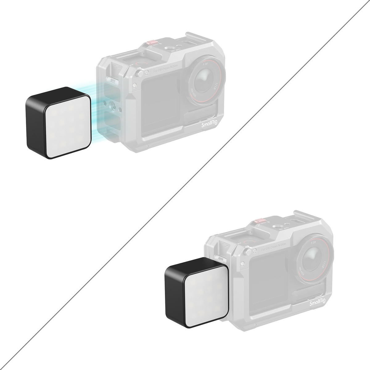 Smallrig 5446c Den Led Chieu Sang Cho Action Camera Voi Cold Shoe 07 Hlstudio