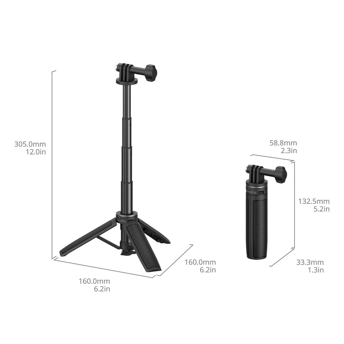 Smallrig 6148 Tripod Selfie Cho Action Camera Thao Tac Nhanh 2 Hlstudio