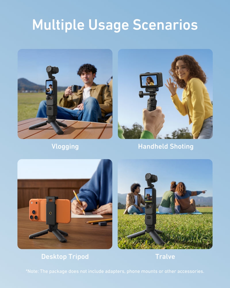 Telesin S3 Eak 06 Chan May Mini Tu Dong Mo Cho Dji Osmo Pocket 4 3 06 Hlstudio