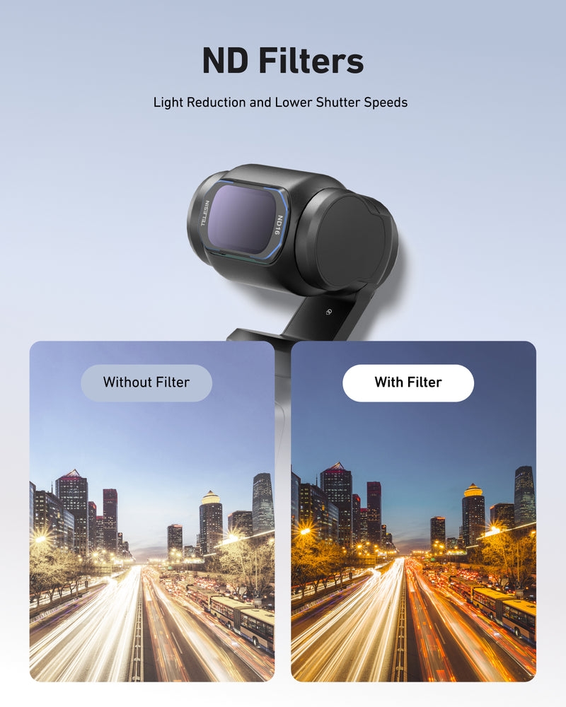 Telesin S5 Flt 38 Tdj Bo Loc Nd16nd32nd64nd256 Cho Dji Pocket 4 3 6 Hlstudio