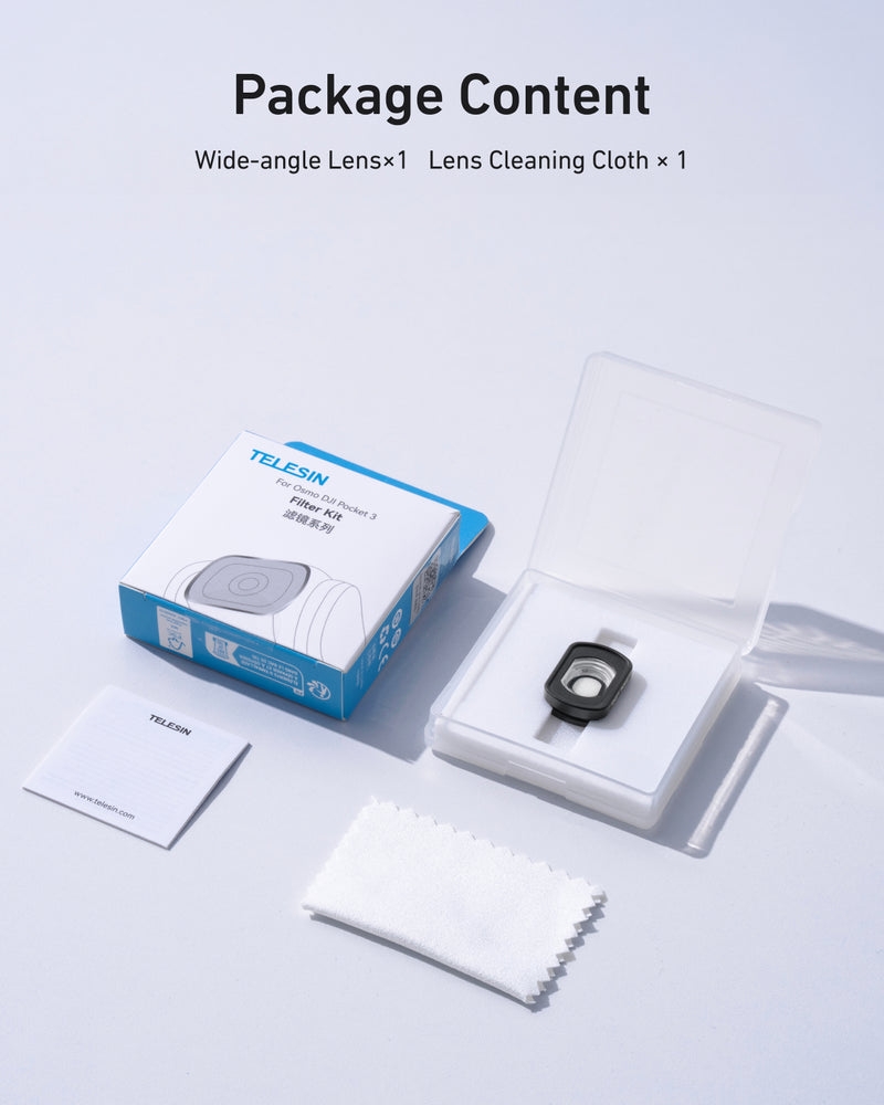 Telesin S5 Flt 48 Tdj Ong Kinh Goc Rong 112 Cho Dji Pocket 4 3 08 Hlstudio