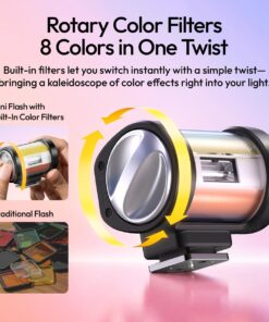 Ulanzi Kl01 Den Flash Mini Cho May Anh Tich Hop Filter Loc Mau L312 02 Hlstudio