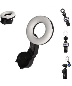 Ulanzi LM004 - L323 Đèn LED vòng từ tính cho DJI Pocket 4, đèn video mini có thể điều chỉnh 3 mức độ sáng, phù hợp cho vlog và livestream. 42035