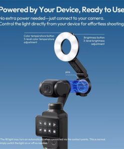 Ulanzi Lm004 Den Led Ring Light Cho Dji Pocket 4 L323 2 Hlstudio