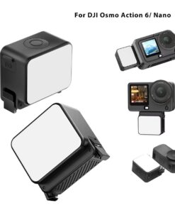 Ulanzi LM24 Mini L298 cho video và selfie, Đèn LED phù hợp DJI Osmo Action 6, có khóa nam châm và chống nước IPX5. 41715