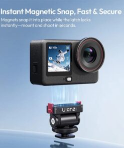 Ulanzi Oa27 Bo De Chuyen Doi Cold Shoe Tu Tinh Thao Nhanh Cho Dji Action 6 Nano C132 2 Hlstudio