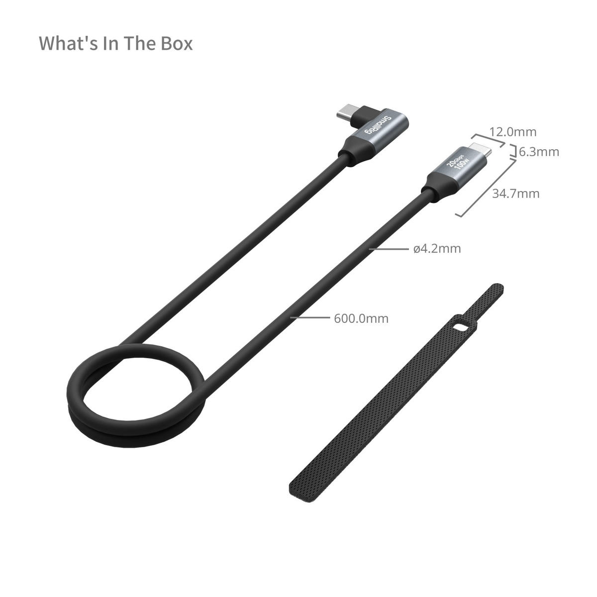 Cap Du Lieu Smallrig 4791 60cm Usb C Thang Sang Usb C Goc Canh 5 Hlstudio
