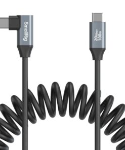 SmallRig 4792 - Cáp dữ liệu USB-C thẳng sang USB-C góc cong 42766