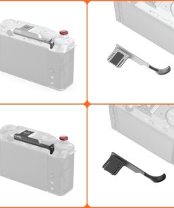 SmallRig 4877B/4878B -  SmallRig Thumb Grip dành cho máy ảnh FUJIFILM X-M5 – Bản bạc/Bản đen 43250
