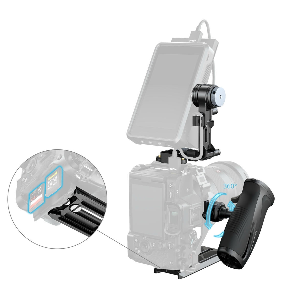 Smallrig 6316 Bo Gia Do Quay Phim Theo Chieu Doc 7 Hlstudio